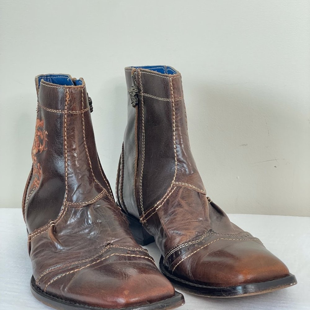 Mark Nason "Rock Lives" Dragon Boot Made in Italy- Size 10.5 Great Condition